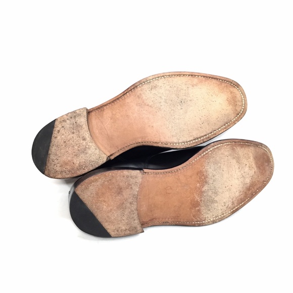 - SOLD - Louis Roth Bench Made Blk Leather Split Toe Derby - Picture 12 of 13